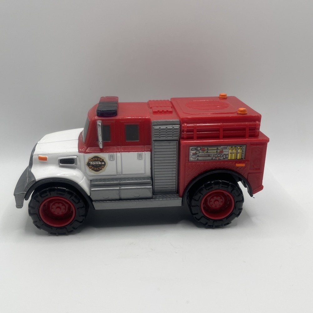 Tonka Safety Rescue Fire Truck with Sounds and Lights 6" Hasbro 2012
